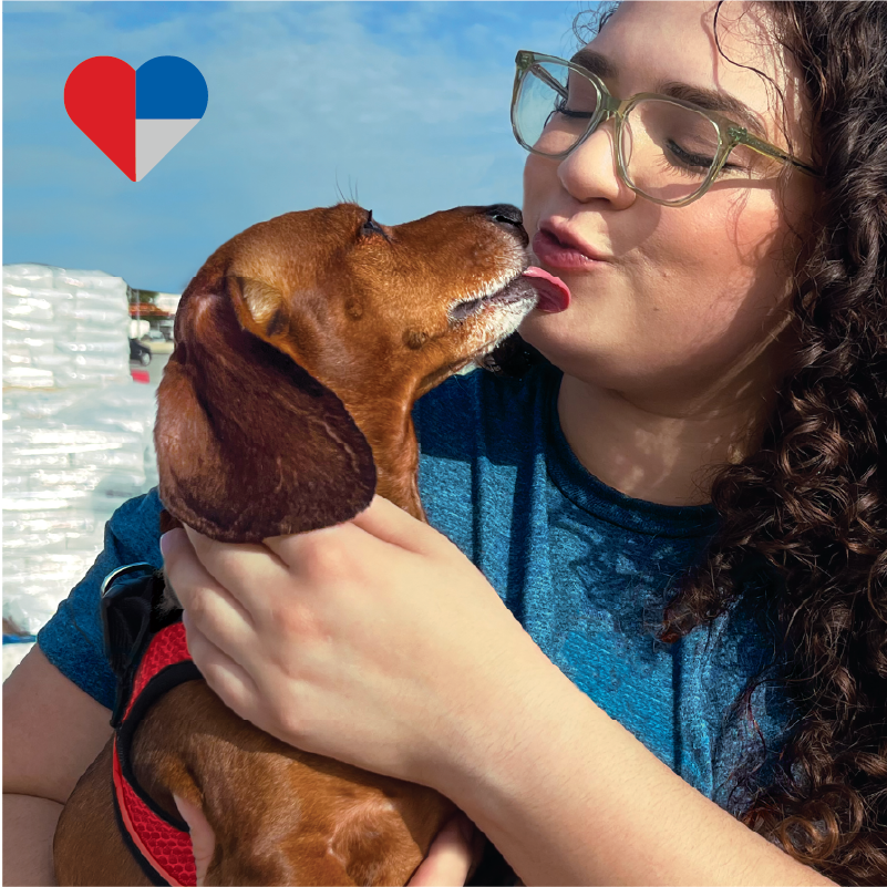 Girl with dog for PHAD US