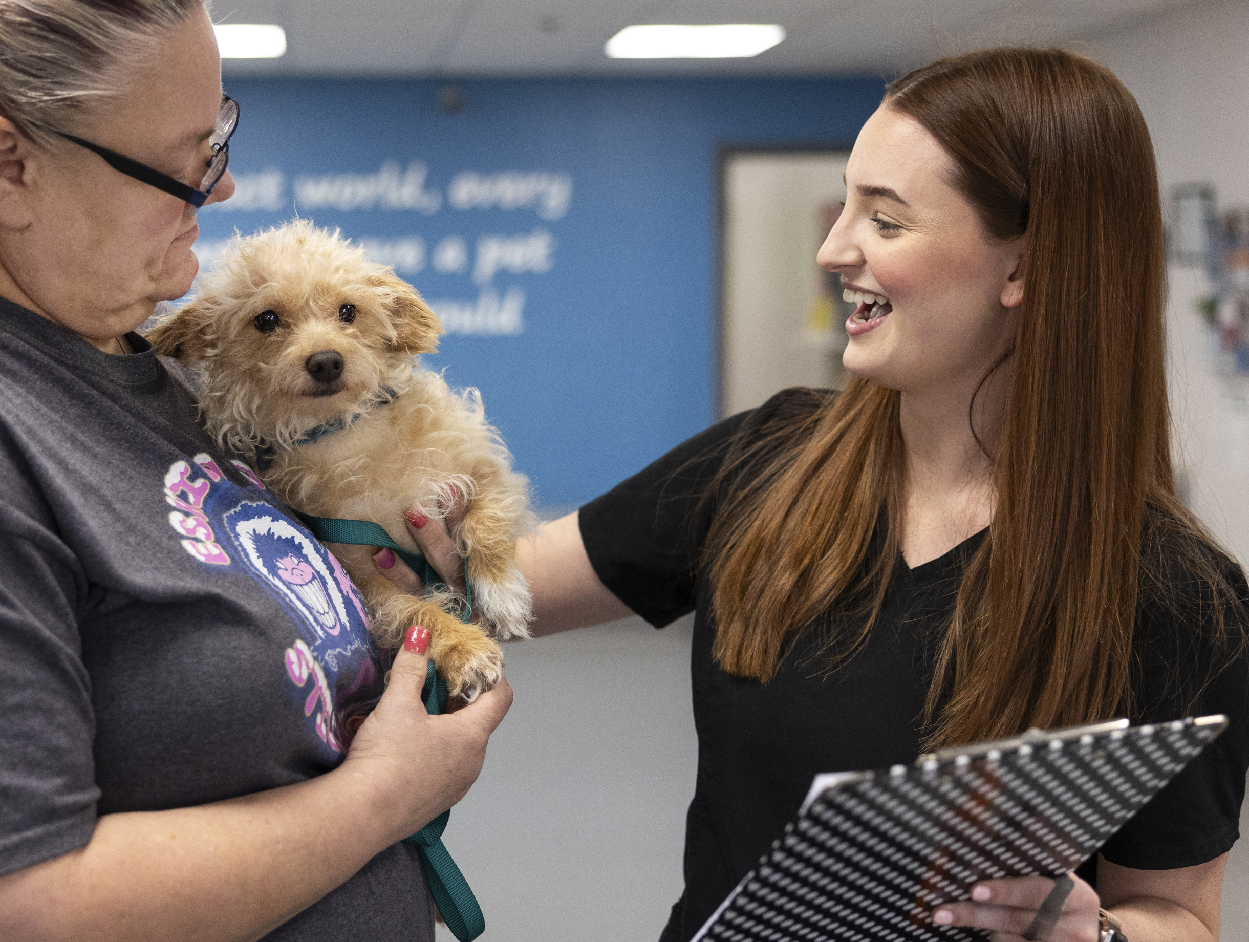 tech with pet/pet parent