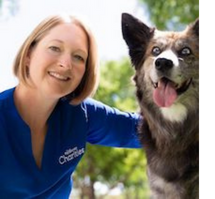 Kate Atema and her dog Ivy