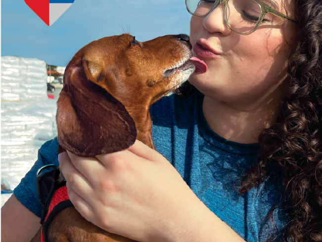 Girl with dog for PHAD US
